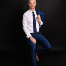 moderný business portrét manažéra