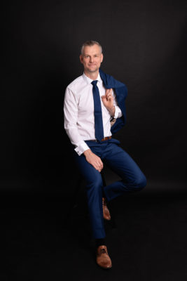 moderný business portrét manažéra