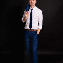 moderný business portrét podnikateľa