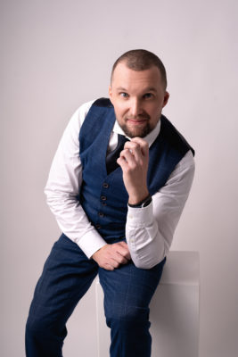 modern business portrét v atelieri Bratislava